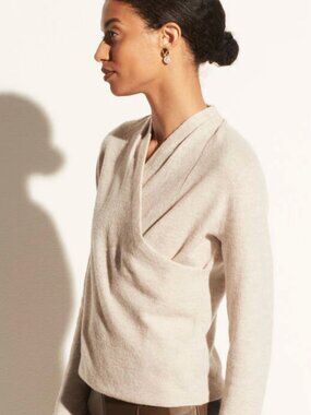 Vince - Draped Neck Pullover in Marble